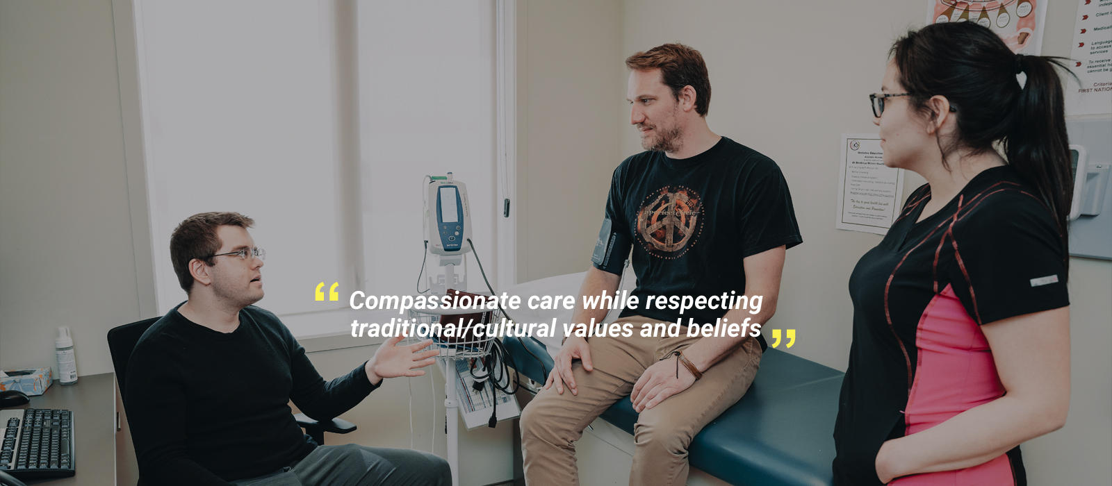 Compassionate care while respecting traditional/cultural values and beliefs